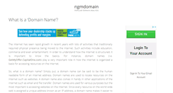 Desktop Screenshot of ngmdomain.com